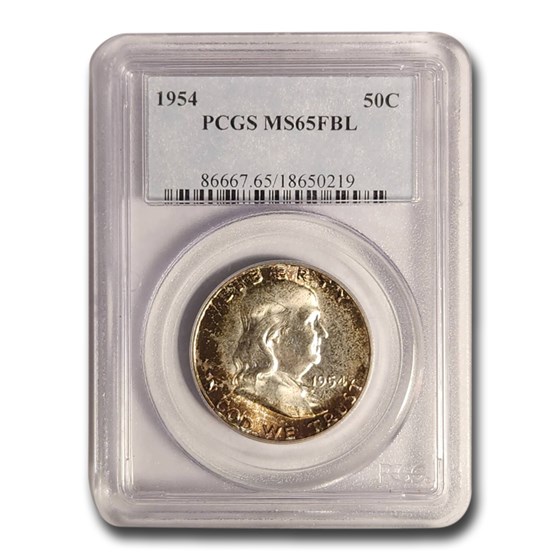 1954 Franklin Half Dollar MS-65 PCGS (FBL) 1954 Franklin Half Dollar MS-65 PCGS (FBL)